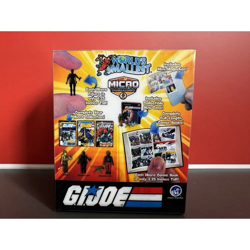 WORLD'S SMALLEST MICRO/ FIGURES & COMICS FIRST SERGEANT CODE NAME: DUKE